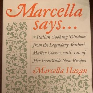 Cookbook ‘Marcella Says’ first edition